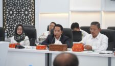 Rapat Koordinasi Pengembangan UIII yang dipimpin Sekretaris Jenderal Kemenag, Kamaruddin Amin, di Jakarta, Selasa (31/3/2026). (Humas Kemenag) 