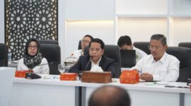 Rapat Koordinasi Pengembangan UIII yang dipimpin Sekretaris Jenderal Kemenag, Kamaruddin Amin, di Jakarta, Selasa (31/3/2026). (Humas Kemenag) 