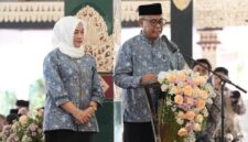 Bupati Sleman Harda Kiswaya saat memberikan sambutan