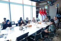 Menteri Ekonomi Kreatif, Teuku Riefky Harsya, menerima audiensi Duta Besar RI untuk Kerajaan Belgia terakreditasi Keharyapatihan Luksemburg dan Uni Eropa, Y.M. Andy Rachmianto, di Kantor Kementerian Ekraf, Jakarta, Jumat (8/5/2026).
