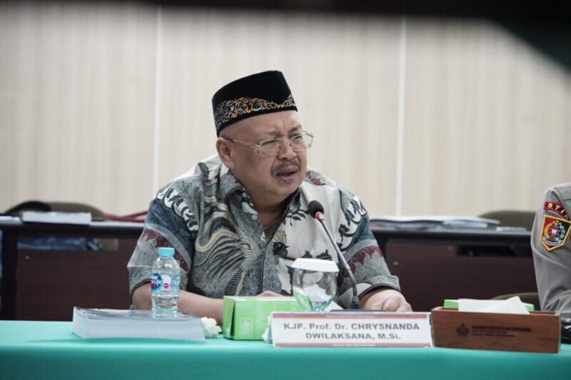 Komjen Pol. Prof. Dr. Cryshnanda Dwilaksana (Ketua Pusat Studi Ilmu Kepolisian). (Foto Ist).