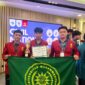 Foto tim WERKUDARA UMY yang berhasil meraih juara 2 dalam Lomba Beton Nasional yang diselenggarakan oleh Universitas Tarumanagara, Jakarta