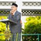 Rektor UMY saat menyampaikan khutbah Idul Adha di UMY