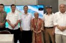 Ketua Gekira Sumut John Sari Haloho didampingi Wakil Ketua DPD Gerindra Sumut Robert Lumban Tobing saat mendatangi Kampus USU. (Istimewa)