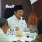 Menteri Agama Nasaruddin Umar bicara dalam Rapat Koordinasi Pelindungan Anak di Ranah dalam Jaringan di Kantor Kementerian Pemberdayaan Perempuan dan Perlindungan Anak (KemenPPPA), Jakarta, Senin (8/6/2026). (Humas Kemenag)