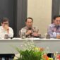 Direktur Pendidikan Tinggi Keagamaan Islam Kemenag Sahiron dan Direktur Diplomasi Publik Kementerian Luar Negeri Ani Nigeriawati. (Humas Kemenag)