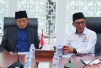 Anggota Ombudsman RI Nuzran Joher dalam.peryemuan koordinasi dengan Menteri Agama Nasaruddin Umar di Jakarta. (Dok Ombudsman)