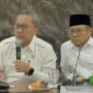 Menteri Koordinator bidang Pangan Zulkifli Hasan dalam kegiatan Peningkatan Kualitas Layanan MBG dan SPPG Terpencil di Jakarta, Kamis (11/6/2026). (Jennus)