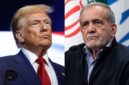 Presiden AS Donald Trump dan Presiden Iran Masoud Pezeshkian (Kolase foto Jennus)