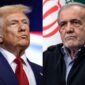 Presiden AS Donald Trump dan Presiden Iran Masoud Pezeshkian (Kolase foto Jennus)