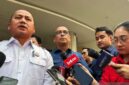 Direktur Penyidikan Jaksa Agung Muda Tindak Pidana Khusus (Jampidsus) Syarief Sulaeman Nahdi mengumumkan penetapan Yusuf Asep Somantri sebagai tersangka keempat kasus dapur MBG di Gedung Bundar Kejaksaan Agung, Kamis. (Jennus)
