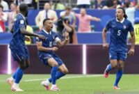 Ousmane Dembele merayakan golnya dalam laga Grup I putaran final Piala Dunia FIFA 2026 antara Prancis dan Irak di Stadion Philadelphia, Pennsylvania, Amerika Serikat, 22 Juni 2026. (Abdullah Abdas/Anadolu Agency)