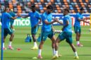 Pesepak bola Brasil Neymar Jr mengikuti sesi latihan Piala Dunia FIFA 2026 di Houston, Amerika Serikat, Minggu (28/6/2026). Timnas Brasil akan menghadapi Jepang di babak 32 besar Piala Dunia 2026 yang digelar di Stadion Houston, Selasa (30/6) dini hari WIB. (Xinhua/Li Ming)