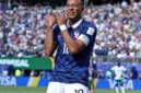 Caption:
Pemain Prancis Kylian Mbappe merayakan golnya ke gawang Senegal dalam laga penyisihan Grup I Piala Dunia 2026 di Stadion MetLife, New Jersey, Selasa (16/6/2026) waktu setempat. (X/FifaWorldCup)