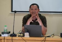 HCGA Manager di PT Jamu Air Mancur Solo, Eko Jadi Saputro saat memberikan materi kuliah umum di Prodi Hukum Program Magister UMY