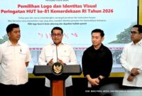 Menteri Ekonomi Kreatif, Teuku Riefky Harsya, mendukung keterlibatan aktif masyarakat untuk memilih logo HUT ke-81 Republik Indonesia, Jakarta, Rabu ( 24/6/2026).