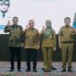 Sukses digelar, Jihan Nurlela bersama Wamen HAM Mugianto dan jajaran pejabat Pemprov Lampung berpose bersama di akhir pemaparan materi