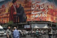 Salah satu rangkaian penghormatan terakhir dan pemakaman Pemimpin Tertinggi Iran, Ali Khamenei, yang dijadwalkan berlangsung pada 4-9 Juli 2026. (Jennus/anadolu)