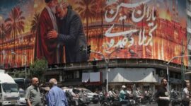 Salah satu rangkaian penghormatan terakhir dan pemakaman Pemimpin Tertinggi Iran, Ali Khamenei, yang dijadwalkan berlangsung pada 4-9 Juli 2026. (Jennus/anadolu)