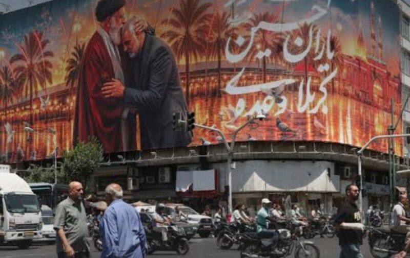 Salah satu rangkaian penghormatan terakhir dan pemakaman Pemimpin Tertinggi Iran, Ali Khamenei, yang dijadwalkan berlangsung pada 4-9 Juli 2026. (Jennus/anadolu)