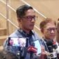 Kuasa hukum Febrie Adriansyah, Febri Diansyah, memberikan keterangan kepada wartawan di Gedung KPK, Kuningan, Jakarta, Selasa (28/7/2026)). (jennus)