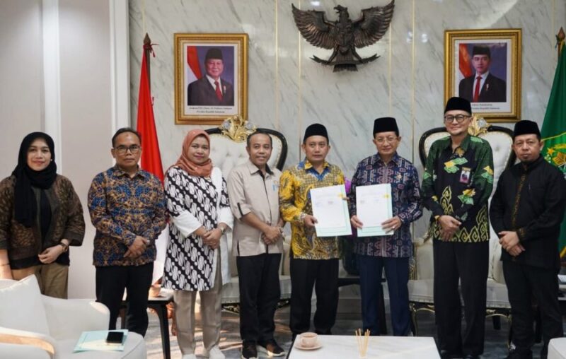 Kementerian Agama (Kemenag) dan Komisi Perlindungan Anak Indonesia (KPAI) menjalin kerja sama penguatan pemenuhan hak dan pelindungan anak. (Kemenag)