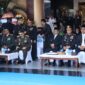 Gubernur Banten bersama jajaran unsur Forkopimda Provinsi Banten menghadiri upacara Peringatan Hari Bhayangkara ke-80 di Markas Kepolisian Daerah (Mapolda) Banten