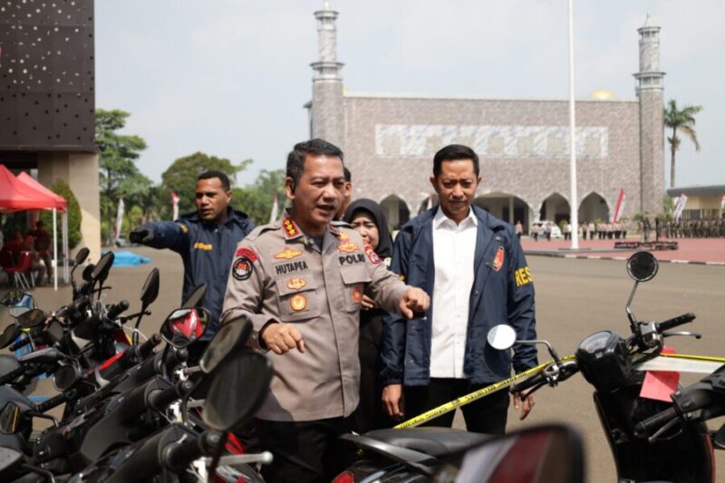 Barang Bukti Curanmor, Kabidhumas Polda Banten Imbau Warga Cek Kendaraan yang Hilang