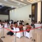 Pertandingan Turnamen Mobile Legends Kapolda Banten Cup 2026 berlangsung di Aula Gawe Kuta Baluwarti, Polda Banten, Sabtu (4/7/2026)