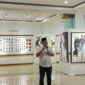 Irjen Pol Dr Susilo Teguh R, memberikan sambutan saat pembukaan Pameran tunggal karya Komjen Pol Prof Dr Cryshnanada DL, M.Si. (Foto Ist).