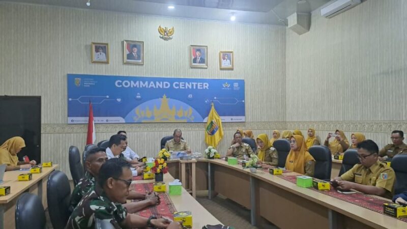 Yanyan Ruchyansah, memimpin jajaran pejabat daerah dalam Rapat Koordinasi Pengendalian Inflasi Daerah Tahun 2026