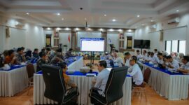 Suasana jalannya Entry Meeting Penugasan Pengawasan Sektor Ketahanan Pangan Triwulan III Tahun 2026 yang dihadiri jajaran Pemerintah Provinsi Lampung dan Perwakilan BPKP Provinsi Lampung di Bandar Lampung  