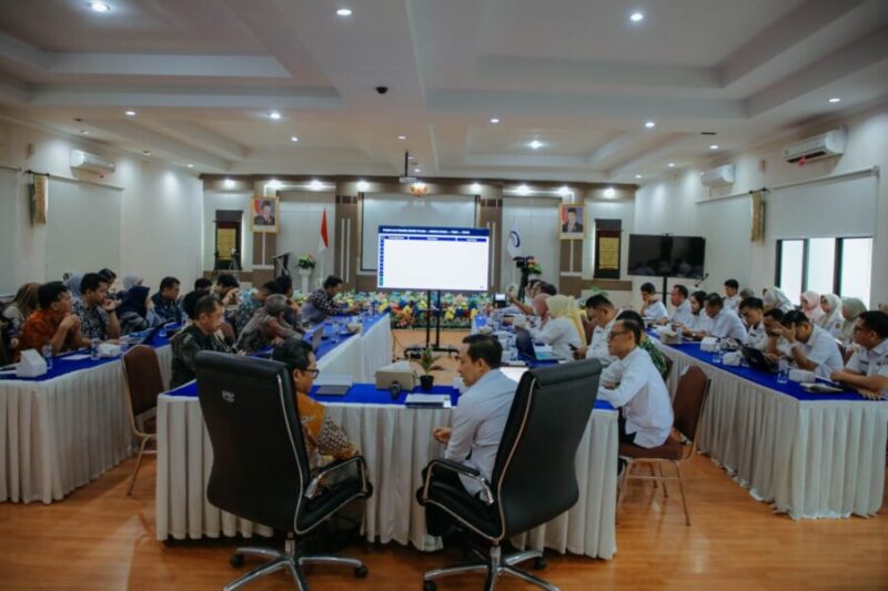 Suasana jalannya Entry Meeting Penugasan Pengawasan Sektor Ketahanan Pangan Triwulan III Tahun 2026 yang dihadiri jajaran Pemerintah Provinsi Lampung dan Perwakilan BPKP Provinsi Lampung di Bandar Lampung  