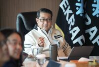 Menteri Ekonomi Kreatif, Teuku Riefky Harsya, menerima audiensi Universitas Sahid di Kantor Kementerian Ekraf, Jakarta
