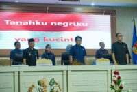Suasana Rapat Paripurna DPRD Provinsi Lampung di Ruang Sidang DPRD Provinsi Lampung, Jumat (17/7/2026)