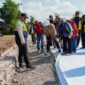 Gubernur Rahmat Mirzani Djausal meninjau langsung progres pelaksanaan perbaikan Jalan Provinsi pada Ruas Gunung Sugih - Kota Gajah yang terletak di Kabupaten Lampung Tengah, Jumat (17/7/26)