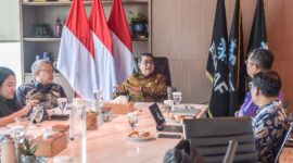 Menteri Ekonomi Kreatif, Teuku Riefky Harsya, menerima audiensi dari Braze di Kantor Kementerian Ekraf, Jakarta, Kamis (16/7/2026).