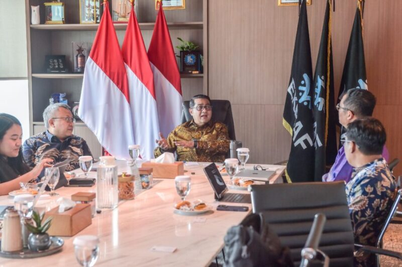 Menteri Ekonomi Kreatif, Teuku Riefky Harsya, menerima audiensi dari Braze di Kantor Kementerian Ekraf, Jakarta, Kamis (16/7/2026).