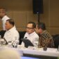 Wakil Menteri Dalam Negeri Bima Arya Sugiarto menyampaikan arahan saat Rapat Koordinasi Terbatas Program Koperasi Desa/Kelurahan Merah Putih (KDKMP) terkait Infrastruktur Pemerintah dan Offtaker Komoditas Desa di Kantor Kementerian Koordinator Bidang Pangan, Jakarta, Senin (20/7/2026).