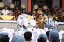 Gubernur berpesan agar para siswa fokus belajar, raih cita-cita tinggi.