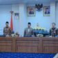 Gubernur Lampung, Menteri PPN/Kepala Bappenas RI, dan jajaran mengikuti pertemuan di Ruang Rapat Utama Kantor Gubernur Lampung, Jumat (24/7/2026)