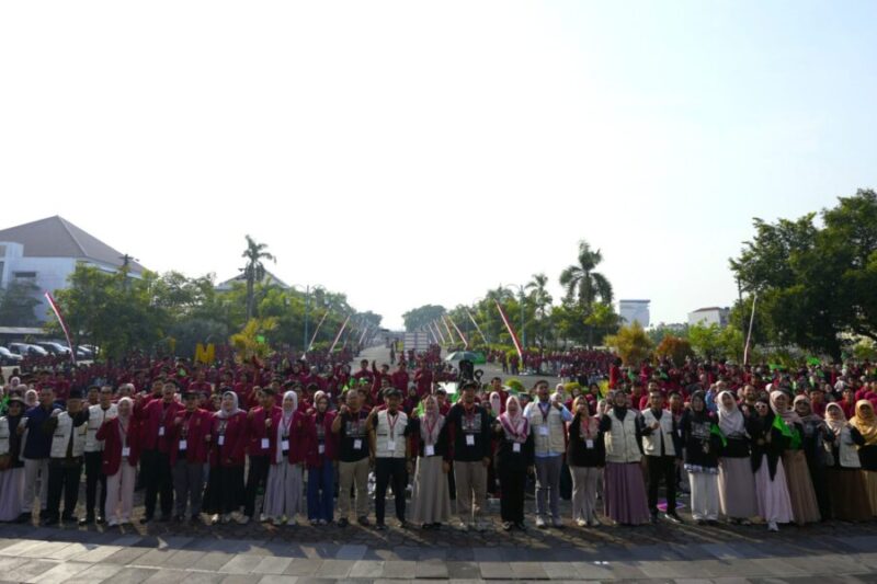 Foto seremoni penerjunan KKN UMY semester genap Tahun Akademik 2025/2026
