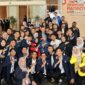 Peserta Tim Ekspedisi Patriot 2026 foto bersama usai mengikuti pelepasan di Balai Kartini, Jakarta
