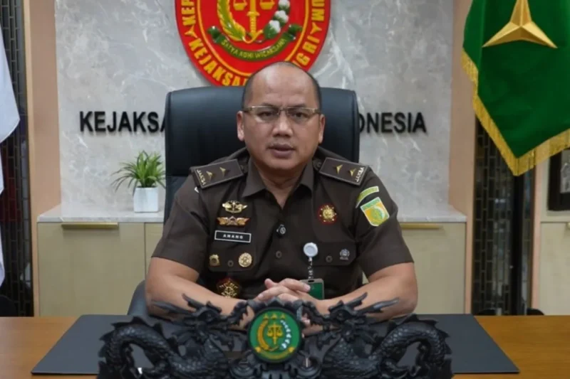 Kapuspenkum Kejagung Anang Supriatna memberikan keterangan pers. (Kejaksaan Agung)