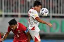 Kapten Timnas Rizky Ridho mengakui dirinya melakukan sejumlah kesalahan saat laga menghadapi Vietnam yang berkontribusi pada kebobolan Indonesia. (Jennus)