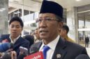 Menteri Hukum Supratman Andi Atnas memberi keterangan seusai menghadiri Sidang Tahunan MPR RI dan Sidang Bersama DPR RI-DPD RI di Kompleks Parlemen, Jakarta, Jumat (14/8/2026). (Jennus)
