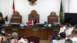 Sidang jawaban termohon Korps Pemberantasan Tindak Pidana Korupsi (Kortas Tipidkor) Polri selaku Termohon II dan Polda Metro Jaya selaku Termohon I dalam praperadilan mantan Jaksa Agung Muda Tindak Pidana Khusus (Jampidsus) Febrie Adriansyah soal sah atau tidaknya upaya paksa penyitaan di Pengadilan Negeri Jakarta Selatan, Jakarta, Rabu (19/8/2026). (Jennus)
