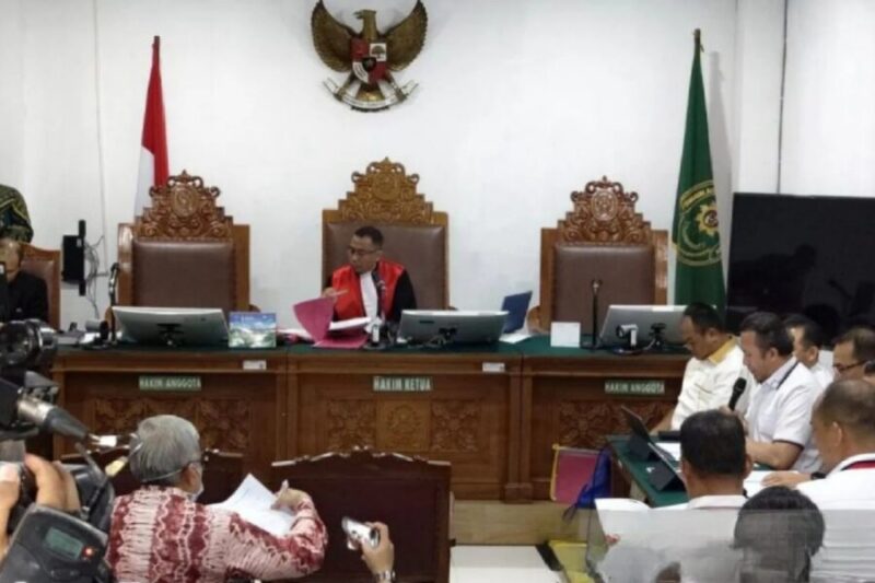 Sidang jawaban termohon Korps Pemberantasan Tindak Pidana Korupsi (Kortas Tipidkor) Polri selaku Termohon II dan Polda Metro Jaya selaku Termohon I dalam praperadilan mantan Jaksa Agung Muda Tindak Pidana Khusus (Jampidsus) Febrie Adriansyah soal sah atau tidaknya upaya paksa penyitaan di Pengadilan Negeri Jakarta Selatan, Jakarta, Rabu (19/8/2026). (Jennus)