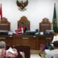 Sidang jawaban termohon Korps Pemberantasan Tindak Pidana Korupsi (Kortas Tipidkor) Polri selaku Termohon II dan Polda Metro Jaya selaku Termohon I dalam praperadilan mantan Jaksa Agung Muda Tindak Pidana Khusus (Jampidsus) Febrie Adriansyah soal sah atau tidaknya upaya paksa penyitaan di Pengadilan Negeri Jakarta Selatan, Jakarta, Rabu (19/8/2026). (Jennus)
