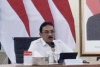Sekretaris Jenderal Kementerian ATR/BPN Dalu Agung Darmawan (Jennus/Ant)